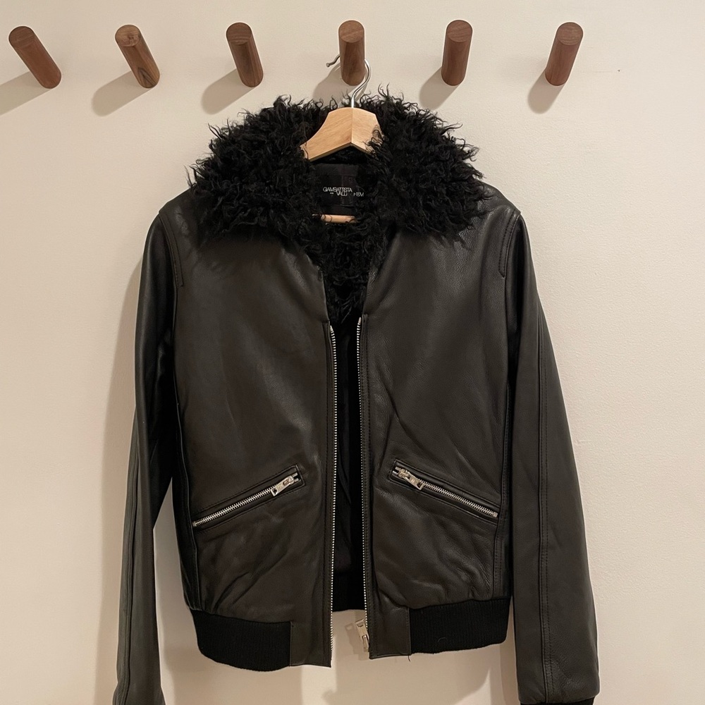 H&M & Giambattista Valli Black Jacket with Textured Collar